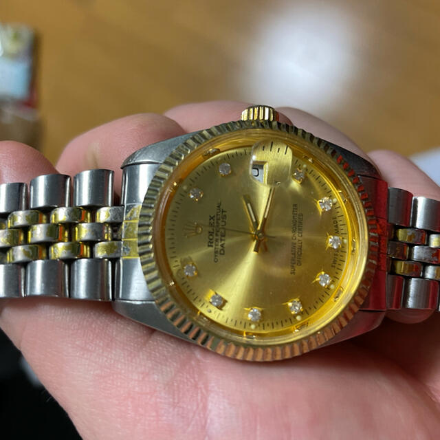 ROLEX(ロレックス)のROLEX   OYSTER  PERPETUAL  DATE メンズの時計(腕時計(アナログ))の商品写真