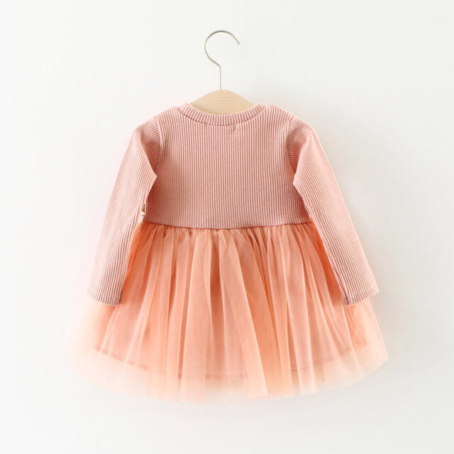 ベビードレス　チュールワンピース　ラスト１枚 キッズ/ベビー/マタニティのキッズ服女の子用(90cm~)(ワンピース)の商品写真