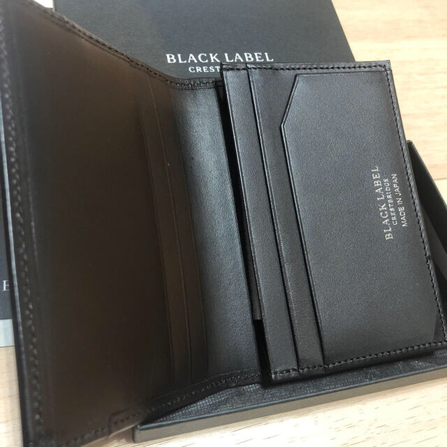 新品 箱付き ブラックレーベルクレストブリッジ レザー カード 新品 箱付き ブラックレーベルクレストブリッジ レザー カード
