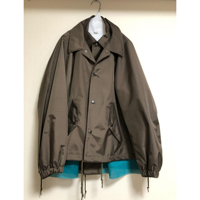 たしろ屋 kolor 20ss レイヤードコーチジャケット ブラウン - 通販