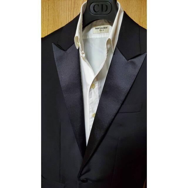 SAINT LAURENT - 正規レア サンローランパリ YSL 細身ドレス SAINT LAURENT - 正規レア サンローランパリ YSL 細身ドレス