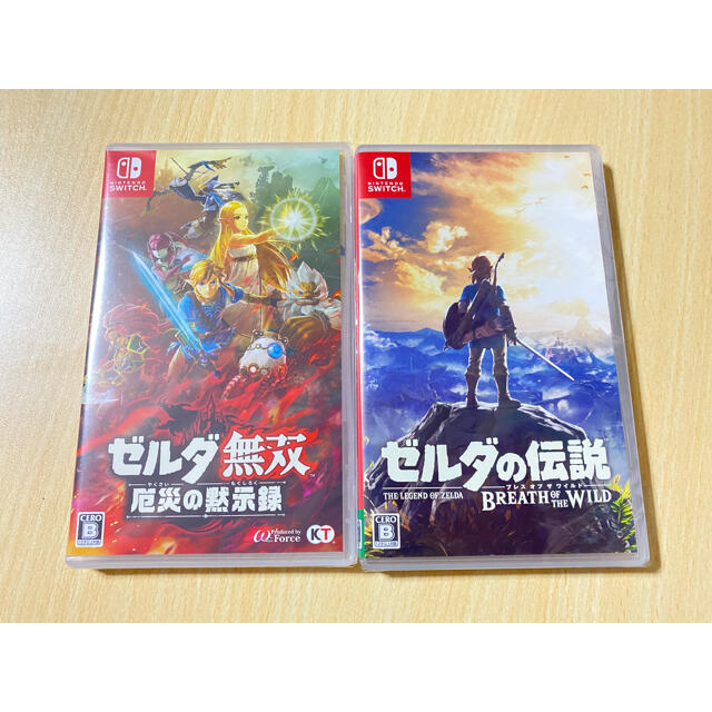 エンタメ/ホビーゼルダの伝説ブレスオブザワイルド ＋ ゼルダ無双厄災の黙示録 Switch