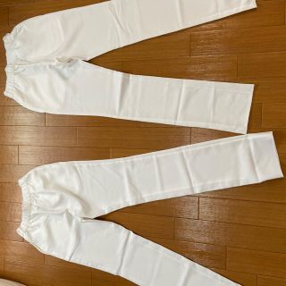 医療職用パンツ　メンズSSサイズ（白）×2(ワークパンツ/カーゴパンツ)