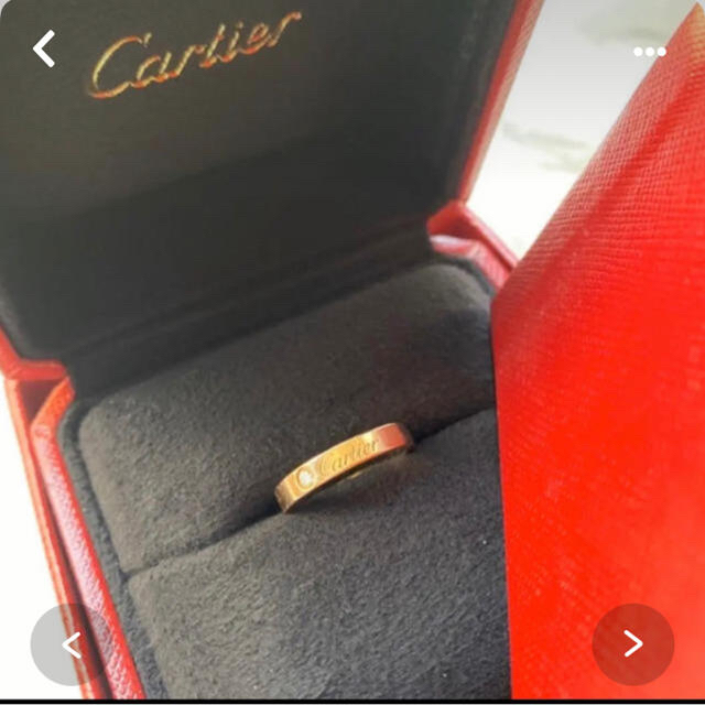 Cartier(カルティエ)のカルティエ　7号　新品　ダイヤ入り レディースのアクセサリー(リング(指輪))の商品写真