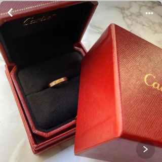 カルティエ(Cartier)のカルティエ　7号　新品　ダイヤ入り(リング(指輪))