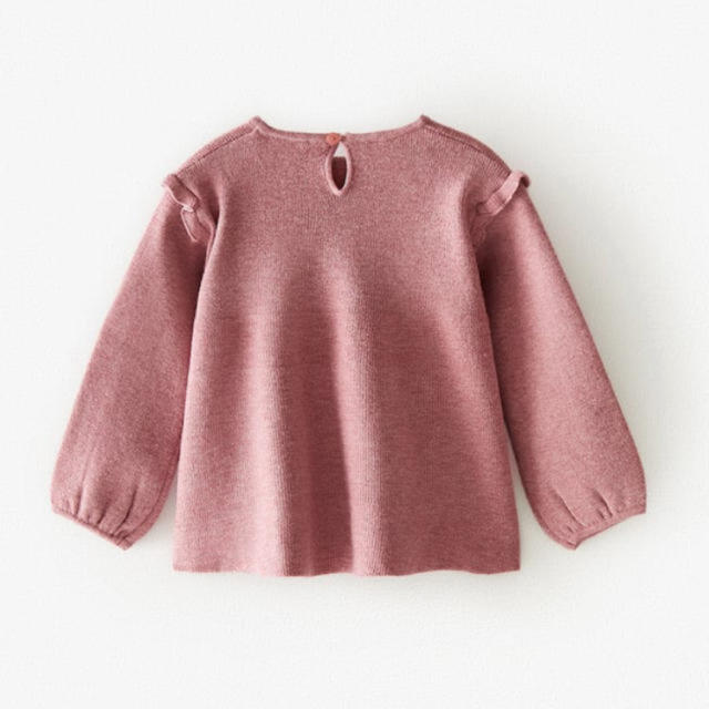 ZARA KIDS(ザラキッズ)のSOS様専用✳︎新品未使用✳︎zara kids セーター　ピンク　110cm　 キッズ/ベビー/マタニティのキッズ服女の子用(90cm~)(ニット)の商品写真