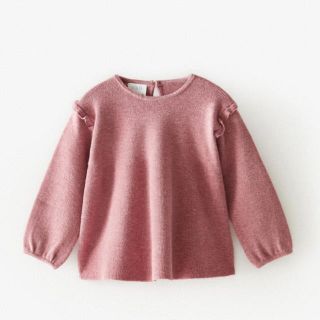 ザラキッズ(ZARA KIDS)のSOS様専用✳︎新品未使用✳︎zara kids セーター　ピンク　110cm　(ニット)