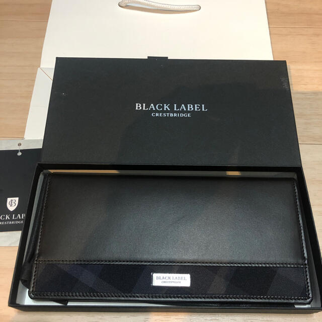 BLACK LABEL CRESTBRIDGE(ブラックレーベルクレストブリッジ)の【新品タグ付き】ブラックレーベル・クレストブリッジ 長財布 チェック メンズのファッション小物(長財布)の商品写真