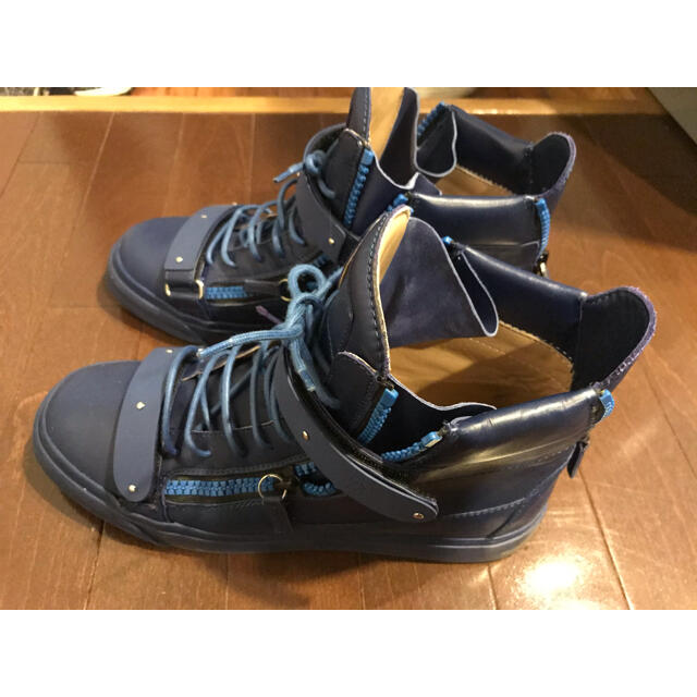 GIUZEPPE ZANOTTI(ジュゼッペザノッティ)の林檎さん専用！ジュゼッペザノッティスニーカー　28cm ブルー メンズの靴/シューズ(スニーカー)の商品写真