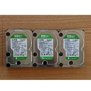 ハードディスク Western Digital wd20ears 2TB(PCパーツ)