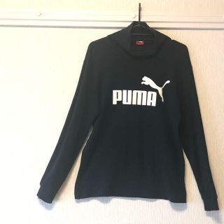 プーマ(PUMA)の値下げします‼︎PUMA ロンT 黒　ハイネック　トレーナー(Tシャツ(長袖/七分))