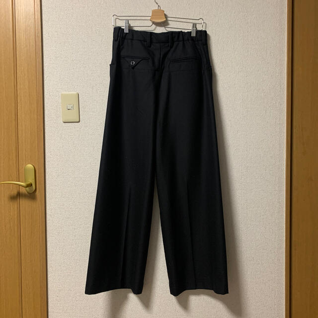 SUNSEA(サンシー)の●美品●SUNSEA N.M THICKEND WIDE PANTS BLACK メンズのパンツ(スラックス)の商品写真