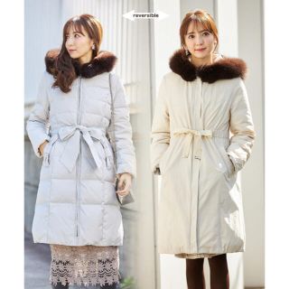 トッコ(tocco)のtocco closet トッコクローゼット ダウン モッズリバーシブルコート(ダウンコート)