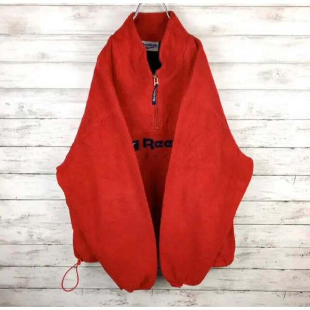 Reebok(リーボック)のリーボック フリース ハーフジップ 【レア品】 メンズのジャケット/アウター(ブルゾン)の商品写真