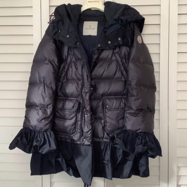 モンクレール sacai セリ seri ダウン ネイビー 紺 SERRE