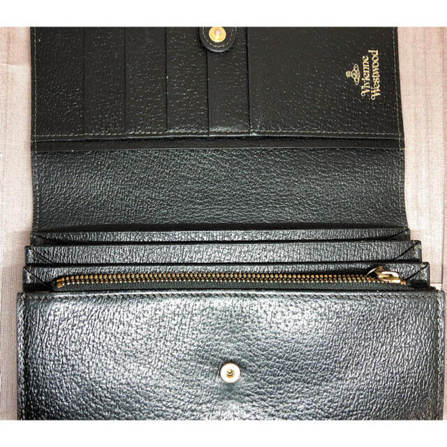 Vivienne Westwood(ヴィヴィアンウエストウッド)のVivienne 財布 ヴィヴィアン ウエストウッド レザー 長財布 箱付 レディースのファッション小物(財布)の商品写真
