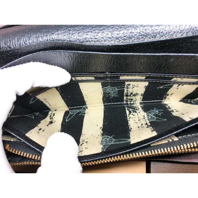 Vivienne Westwood(ヴィヴィアンウエストウッド)のVivienne 財布 ヴィヴィアン ウエストウッド レザー 長財布 箱付 レディースのファッション小物(財布)の商品写真