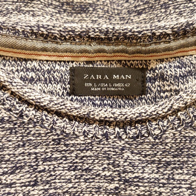 ZARA(ザラ)のZARA メンズ ボーダーニット メンズのトップス(ニット/セーター)の商品写真