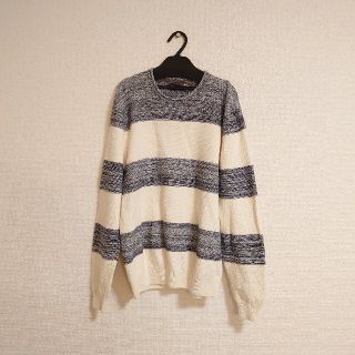 ザラ(ZARA)のZARA メンズ ボーダーニット(ニット/セーター)