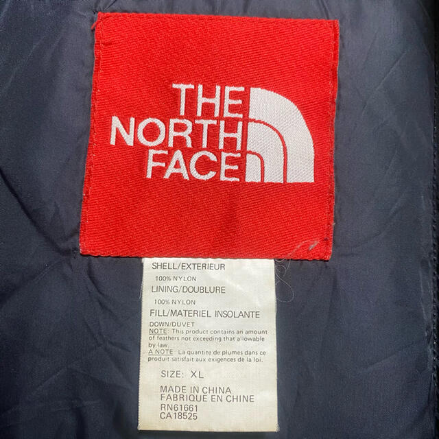 THE NORTH FACE(ザノースフェイス)の希少 90s ノースフェイス ダウンベスト 赤タグ オーバーサイズ ゆるだぼ メンズのジャケット/アウター(ダウンベスト)の商品写真