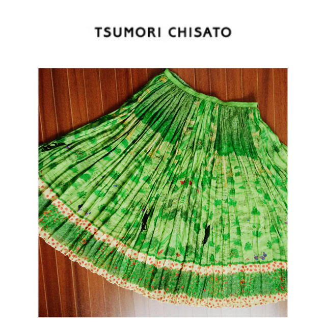 TSUMORI CHISATO(ツモリチサト)の🌳🐻🍄名作 くまの森🍄🐻🌳 レディースのスカート(ひざ丈スカート)の商品写真