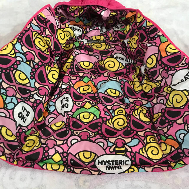 HYSTERIC MINI(ヒステリックミニ)のヒスミニ  リバーシブルジャケット キッズ/ベビー/マタニティのキッズ服女の子用(90cm~)(ジャケット/上着)の商品写真