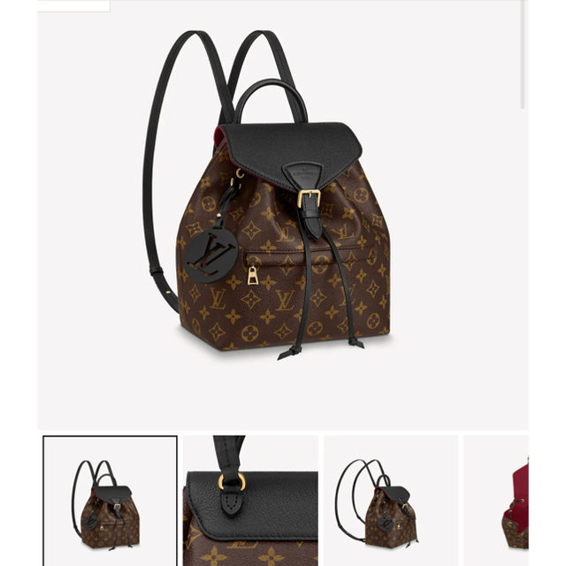 LOUIS VUITTON(ルイヴィトン)の【新品】ルイヴィトン✨モノグラム モンスリ NMPM ノワール バッグパック レディースのバッグ(リュック/バックパック)の商品写真