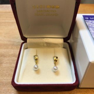 ミキモト(MIKIMOTO)のちみ様専用ミキモト・あこやパールピアス・あこや真珠・ミキモト真珠島(ピアス)