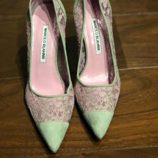 マノロブラニク(MANOLO BLAHNIK)のEtoo様専用マノロブラニク　パンプス　レアカラー(ハイヒール/パンプス)