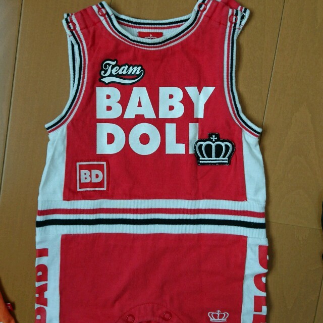 BABYDOLL(ベビードール)のBABY DOLL ロンパース 70  キッズ/ベビー/マタニティのベビー服(~85cm)(ロンパース)の商品写真
