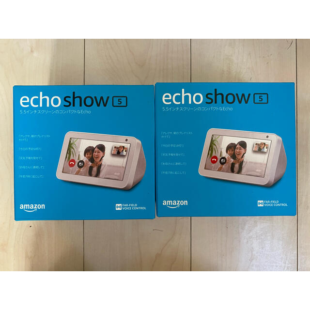 新品！Echo Show 5 / スマートスピーカー アレクサ対応　2個セット