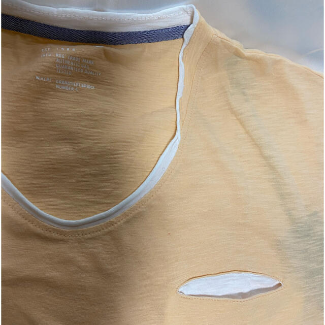 GAS(ガス)のＴシャツ♡GAS♡ユニセックス♡オレンジ メンズのトップス(Tシャツ/カットソー(半袖/袖なし))の商品写真