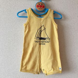 プチバトー(PETIT BATEAU)のプチバトーロンパース(ロンパース)