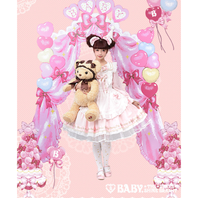 BABY,THE STARS SHINE BRIGHT(ベイビーザスターズシャインブライト)の新品●定価  ３万8664円●送料無料●BABY anniversaryドレス レディースのワンピース(ひざ丈ワンピース)の商品写真