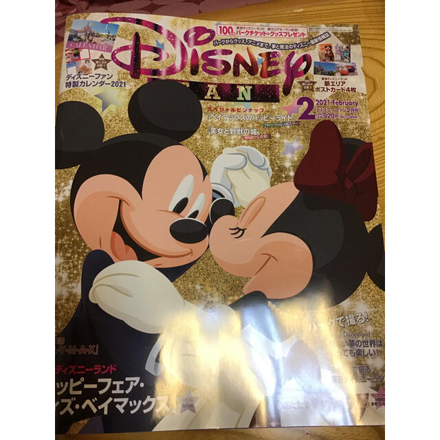 Disney(ディズニー)のディズニーファン　2021年2月号 エンタメ/ホビーの雑誌(趣味/スポーツ)の商品写真