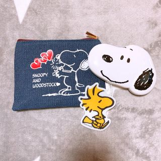 スヌーピー(SNOOPY)のスヌーピー　印鑑ケースセット(印鑑/スタンプ/朱肉)