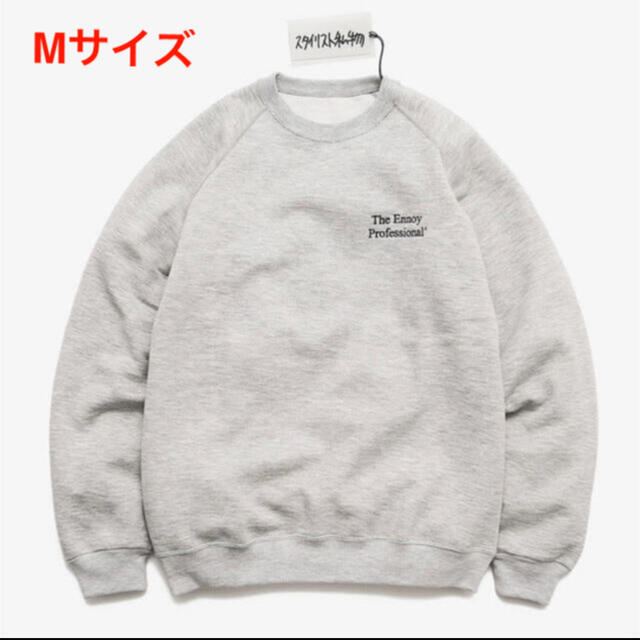 エンノイとスタイリスト私物 クルースウェット (BLACK)  M