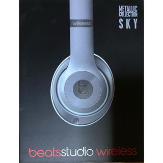 ビーツバイドクタードレ(Beats by Dr Dre)のbeats studio wireless メタリックブルー　ヘッドホン(ヘッドフォン/イヤフォン)