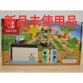 ニンテンドウ(任天堂)のNintendo Switch あつまれ どうぶつの森セット/Switch/HA(家庭用ゲーム機本体)