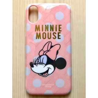 ディズニー(Disney)の新品 iPhoneXS iPhoneX ディズニー ミニーマウス ピンク×ドット(iPhoneケース)