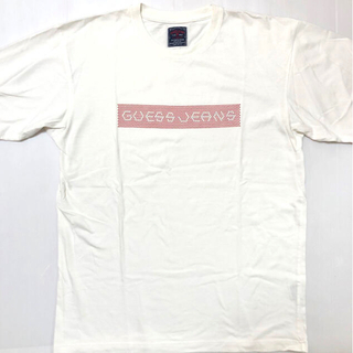 ゲス(GUESS)のGUESS JEANS 白Tシャツ(Tシャツ/カットソー(半袖/袖なし))