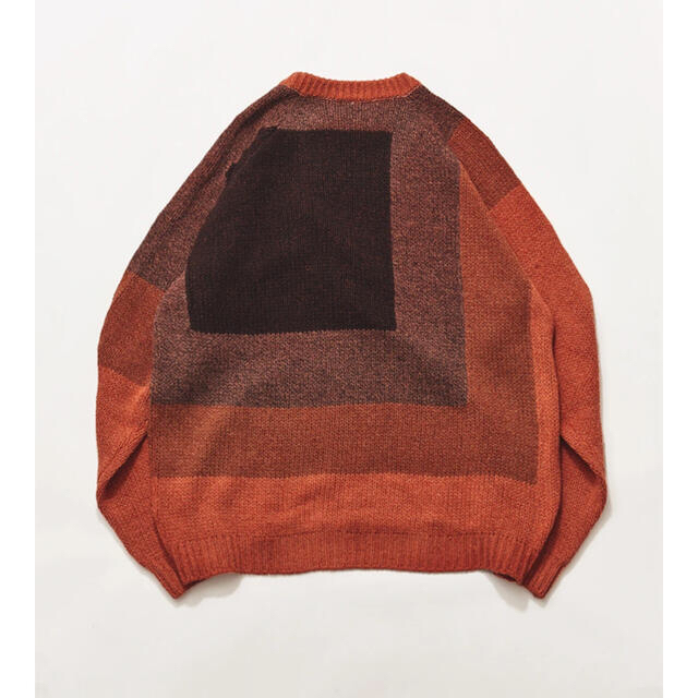 KHOKI  コッキ  Nep overdye knit オレンジ メンズのトップス(ニット/セーター)の商品写真