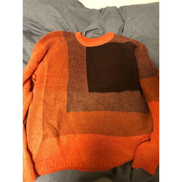 KHOKI  コッキ  Nep overdye knit オレンジ メンズのトップス(ニット/セーター)の商品写真