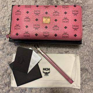 エムシーエム(MCM)のMCM ピンク　長財布　ウォレット(長財布)