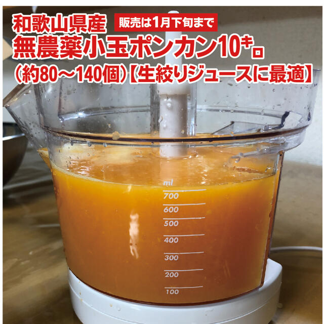 popurara様専用。無農薬小玉ポンカン10㌔汚れあり。  食品/飲料/酒の食品(フルーツ)の商品写真