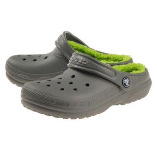 クロックス(crocs)の19.5cm クロックス グレー classic lined clog ボア(サンダル)