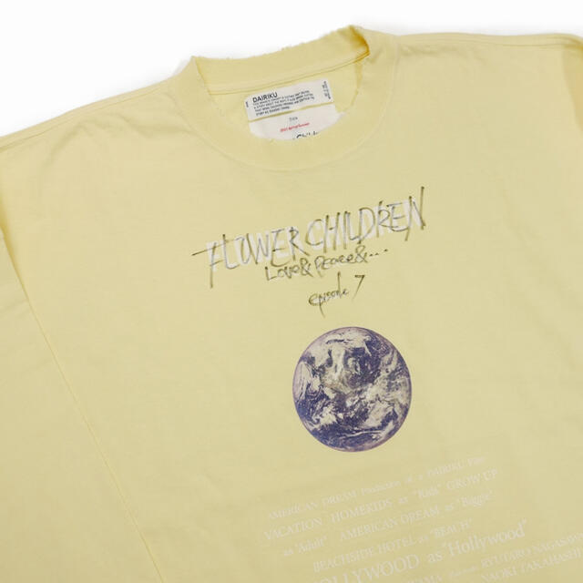 SUNSEA(サンシー)の【最終値下げ】DAIRIKU ダイリク 21ss Earth Tee メンズのトップス(Tシャツ/カットソー(七分/長袖))の商品写真