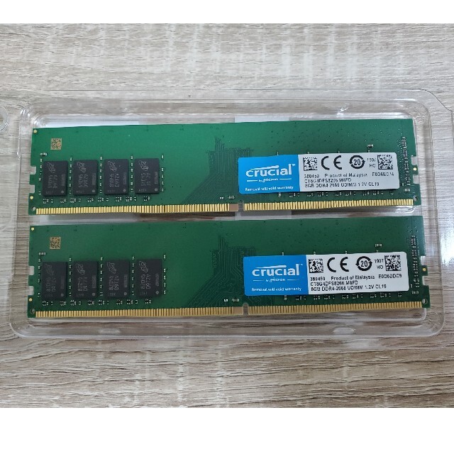 Crucial DDR4 2666 8×2 16GB