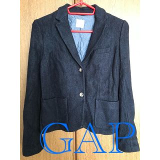 ギャップ(GAP)の美品　ギャップ　ジャケット(ノーカラージャケット)