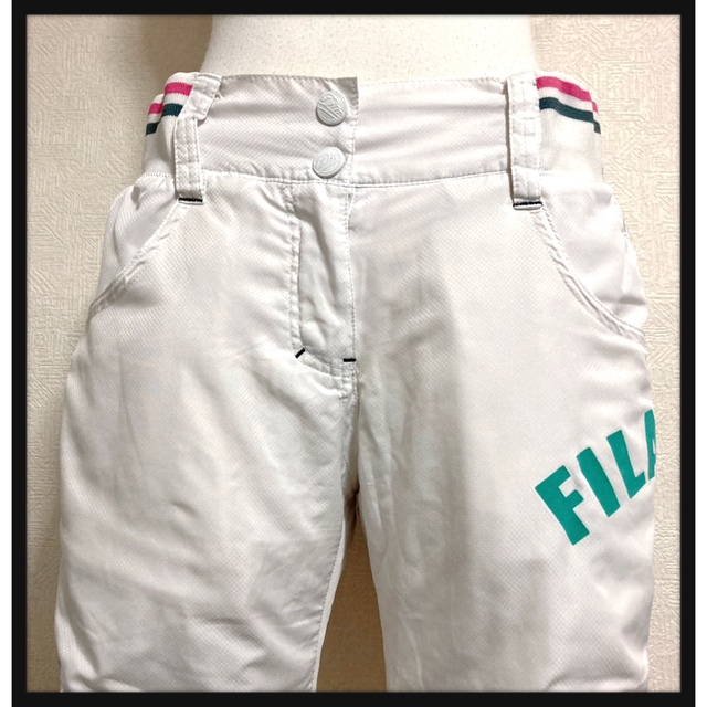 ꒰FILA GOLF꒱ロングパンツ 白 スポーティー スポーツウェア ボトムス